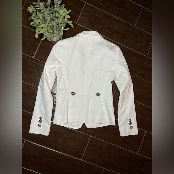 Prich pride & rich white fitted blazer sz small 160/84A - Picture 3 of 8